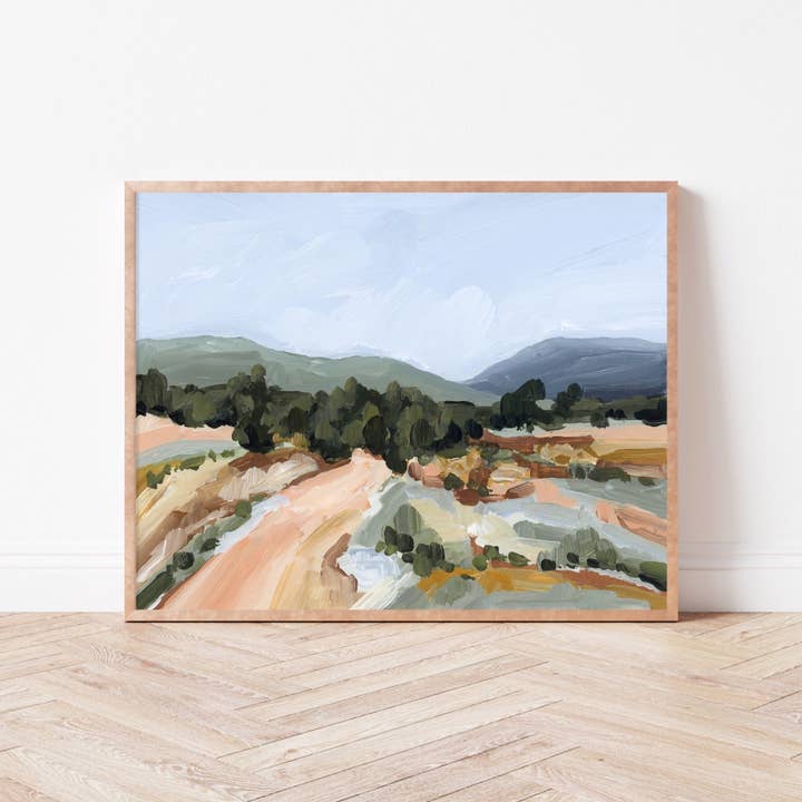 "Heart of the Mountains" Art Print for wholesale by Katie Garrison Art