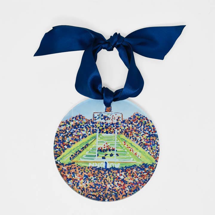 Jordan-Hare Stadium Landmark Acrylic Disc Ornament for wholesale by HAVE MERCY LLC