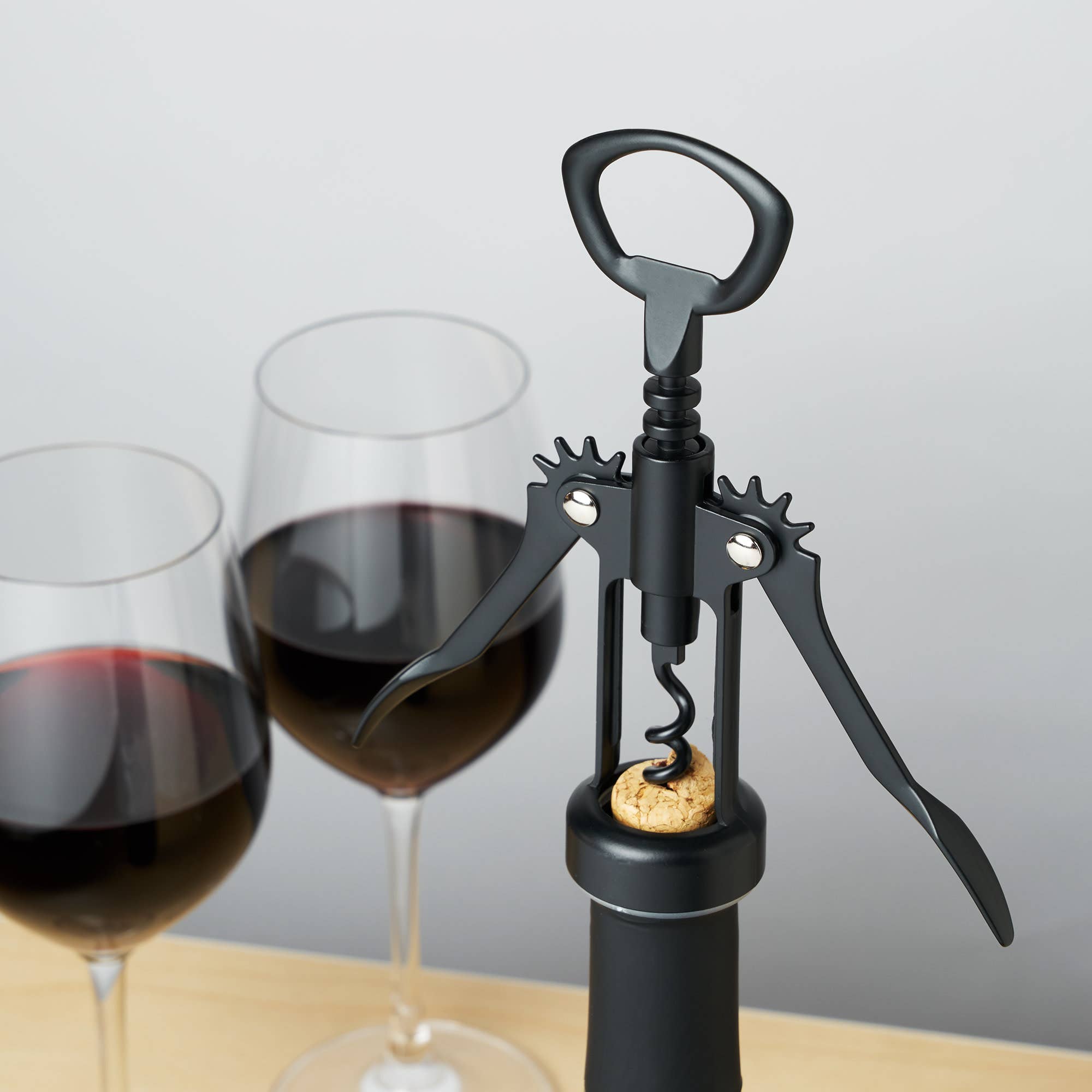 TRUE - Wholesale Bottle/Wine Opener - Soar Chrome Finish Winged Corkscrew ASSORTED COLORS16
