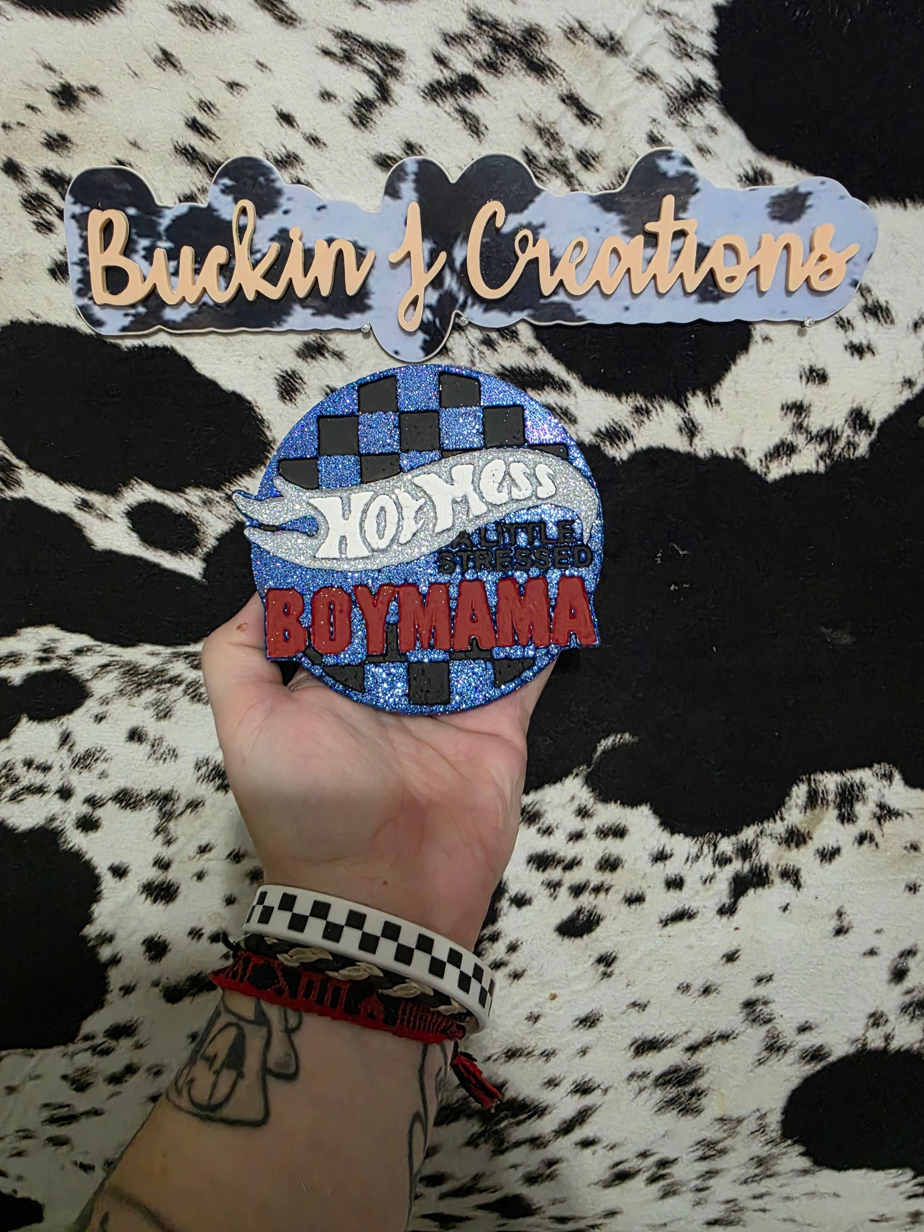 Buckin J Creations - Venta al por mayor Ambientador de coche - Mujer - Ambientador de coche para mamá de chicos desastrosos2