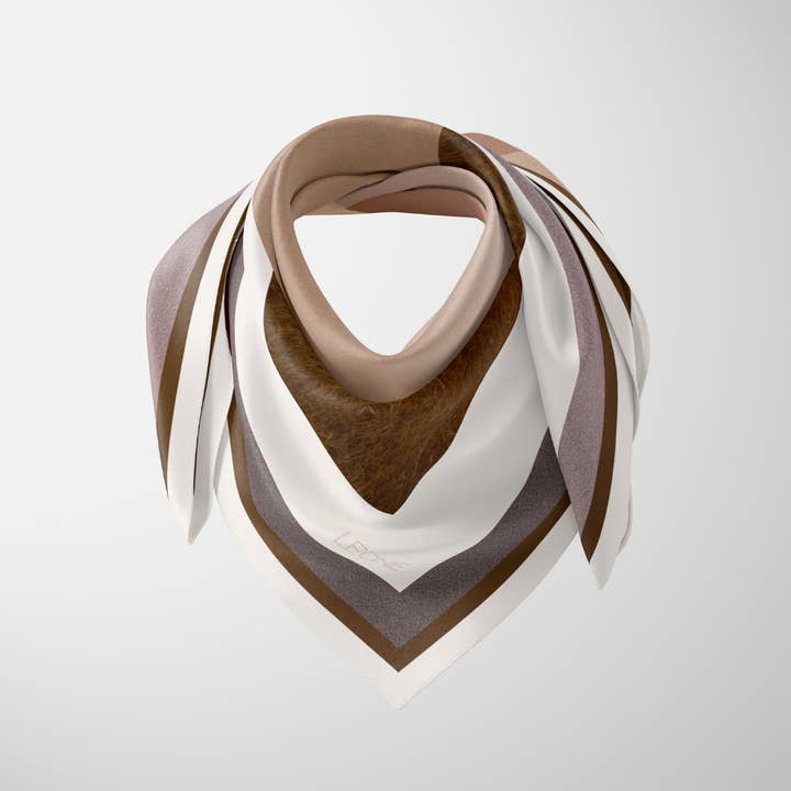 Leonie - Wholesale Scarf - Women's - Margaux in Dusty Rose, 90cm Silk Scarf1