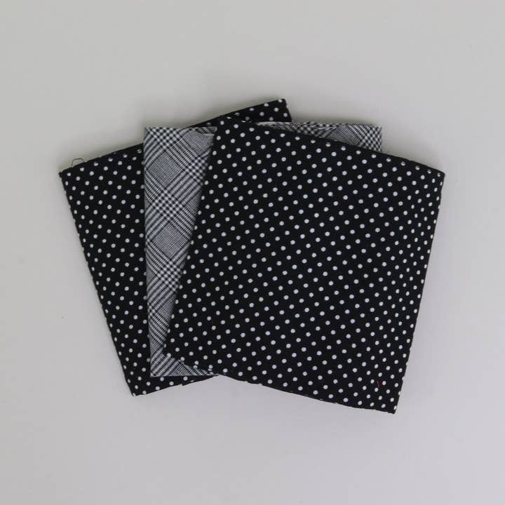 Sophos – wholesale Handkerchief – Unisex – Black Spot/Grey Check Handkerchiefs