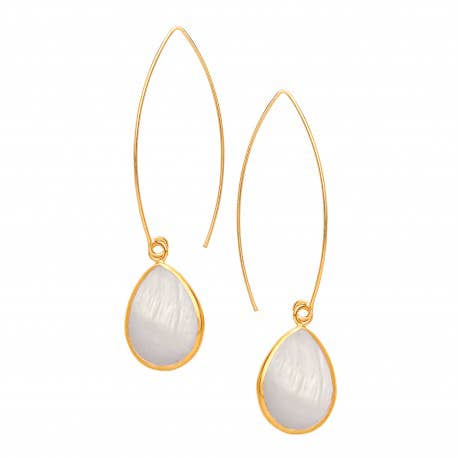 Pull through stone earrings for wholesale by Kipepeo