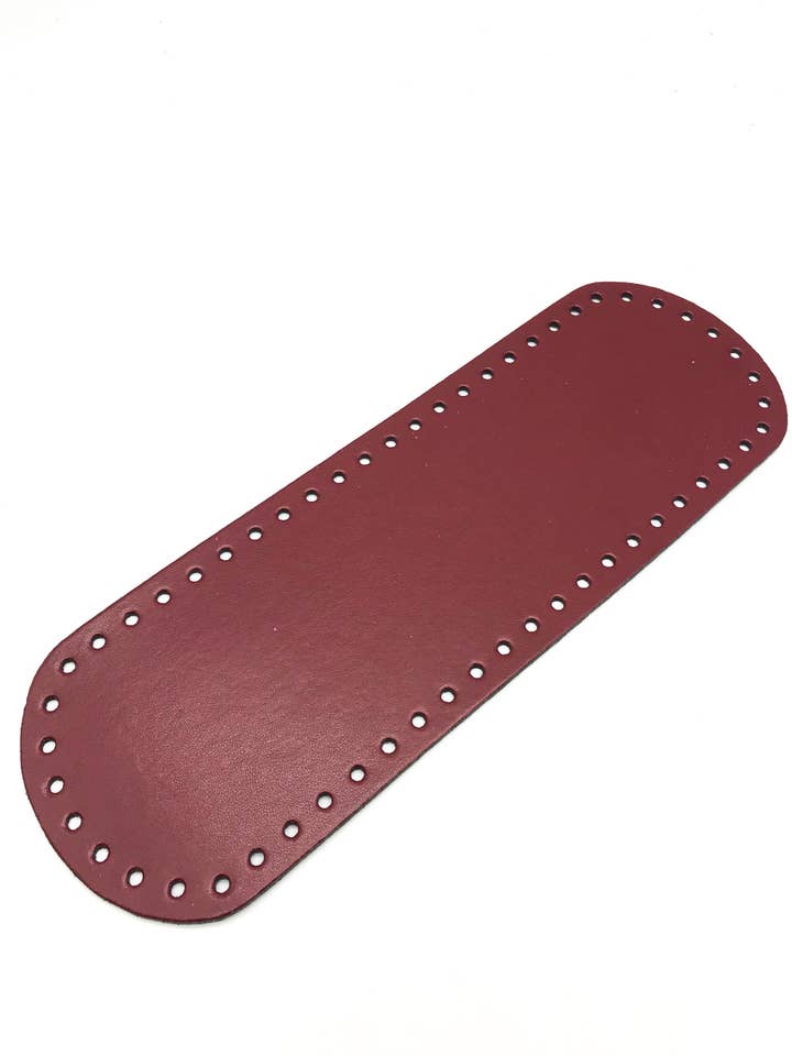 Fundo para bolsa oval 30X10 pele sintética bordeaux por atacado de Gifa Accessori