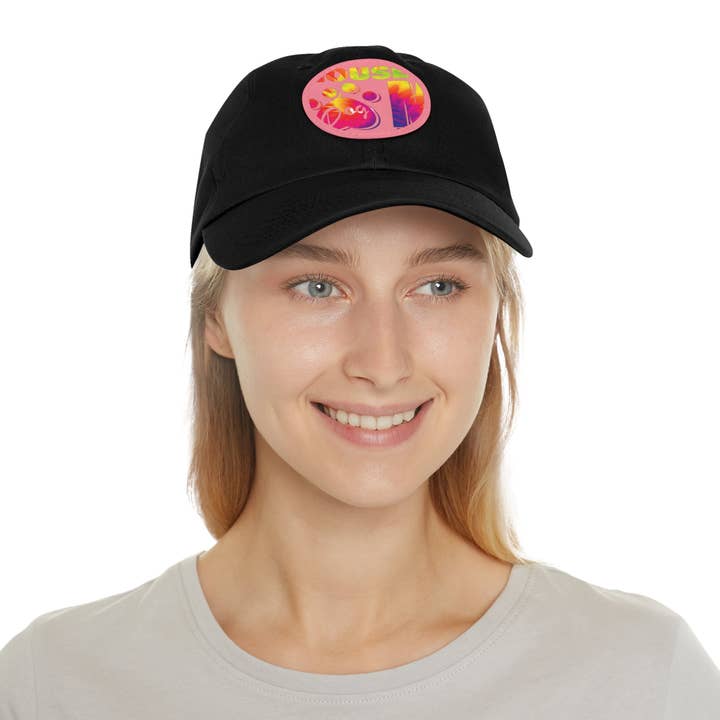 RC'nSONS - Wholesale Baseball Cap - Women's - Hat with Leather Patch (Round)3