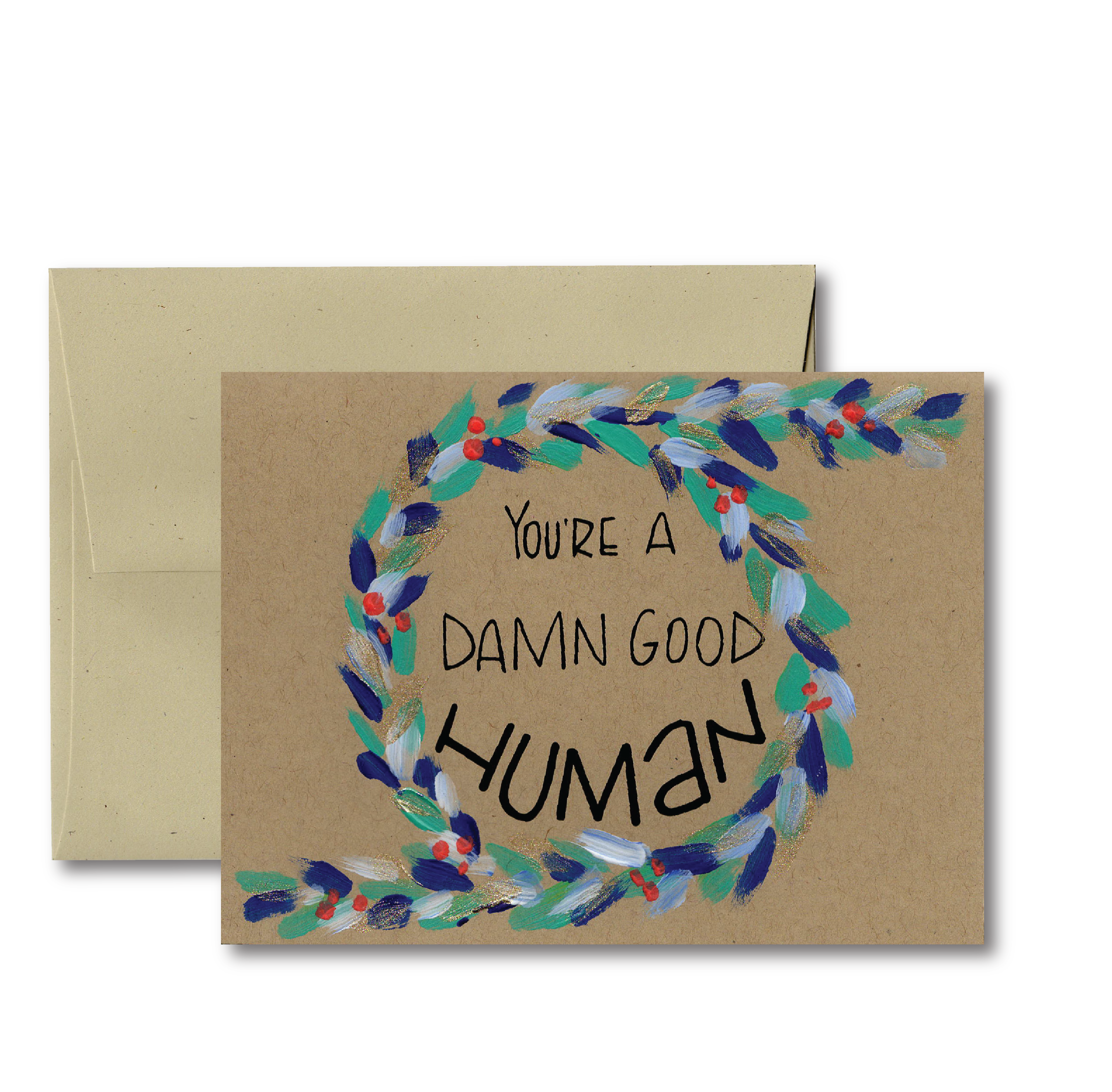 Snail Mail – wholesale Everyday greeting card – Damn Good Human0