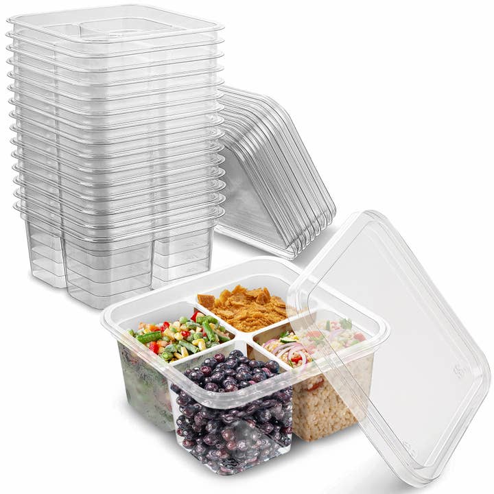 MT Products Plastic Bento Box Meal Prep Container for wholesale by MT Products