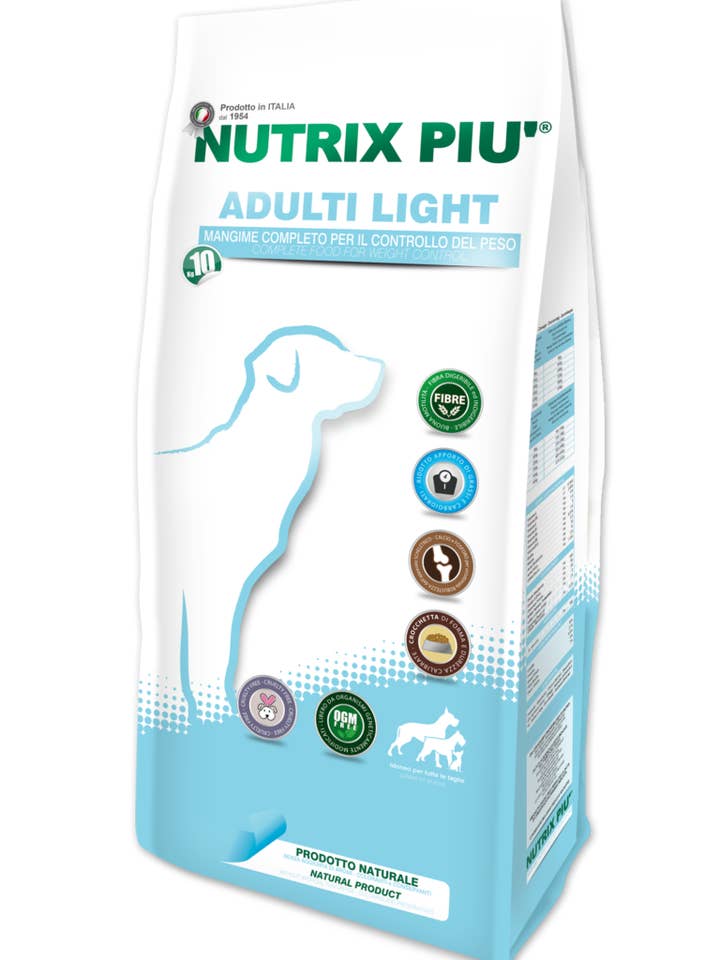 Nutrix Piu' Adults Light for wholesale by Nutrix Più - Italian Pet Food