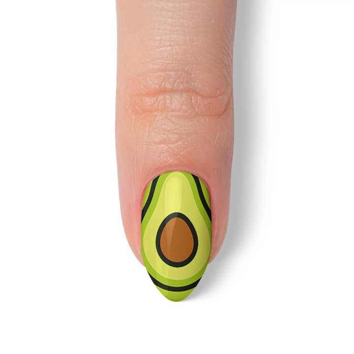 FYNE BODY - Wholesale Press-on/fake nails - AvoChic Sunshine Avocado Press-On Nails15