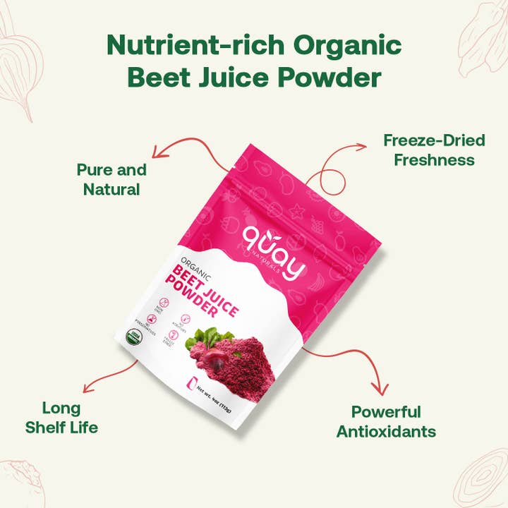 Quay Naturals - Wholesale Protein/Superfood Powder - Organic Beet Juice Powder3
