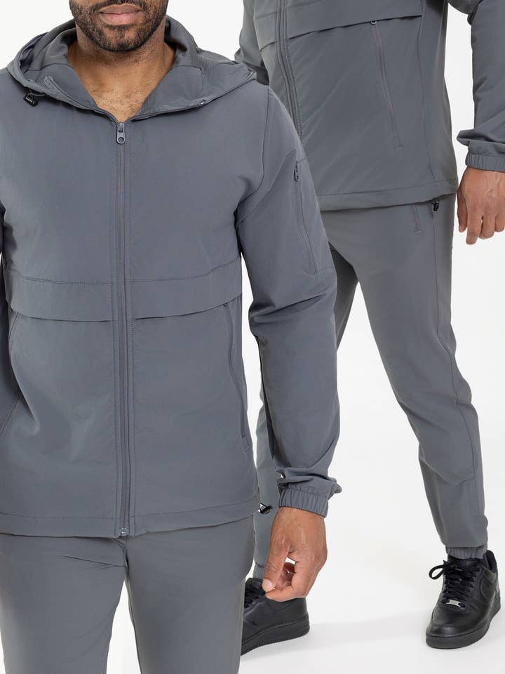 Ensemble jogging assorti veste et pantalon tx1153-2 pour la vente par Zayne Paris