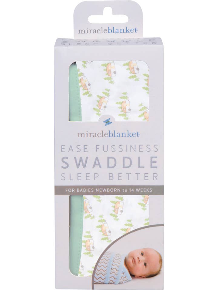 Miracle Blanket- The #1 Pediatrician-recommended Swaddle - Wholesale Swaddle - Baby - Camper Miracle Blanket