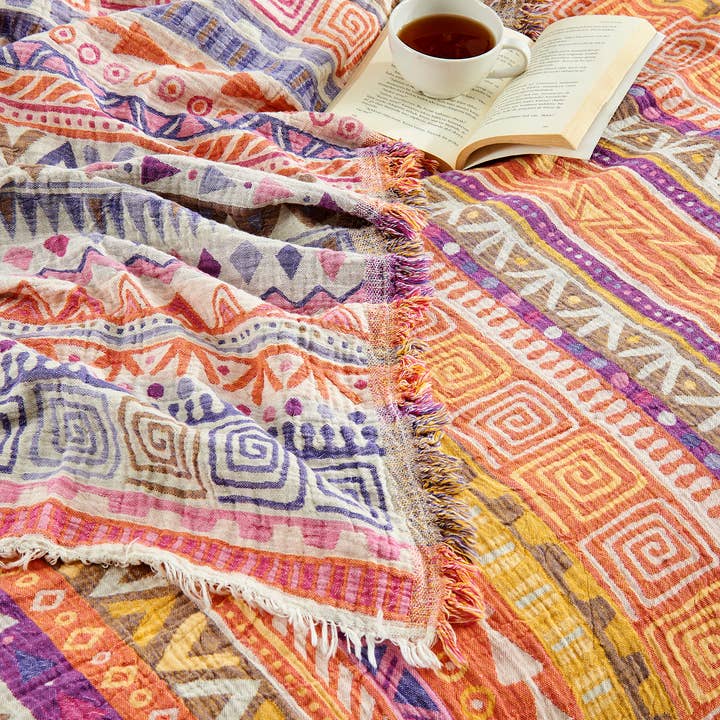 Kikoya - Wholesale Bedding Blanket - Boho Bedspread Turkish Cotton Summer Blankets Throw Bohemian5
