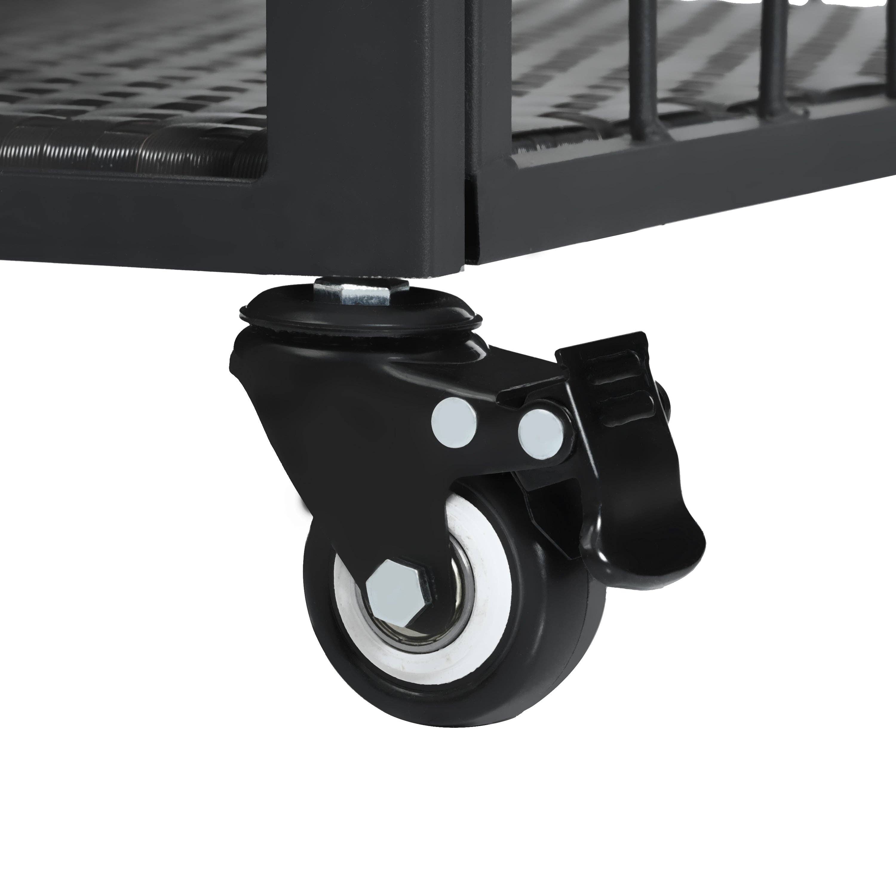 39F Inc. - Vente Outil de gril pour l'extérieur - Chariot de service extérieur avec plateau pliable, armoire de rangement26