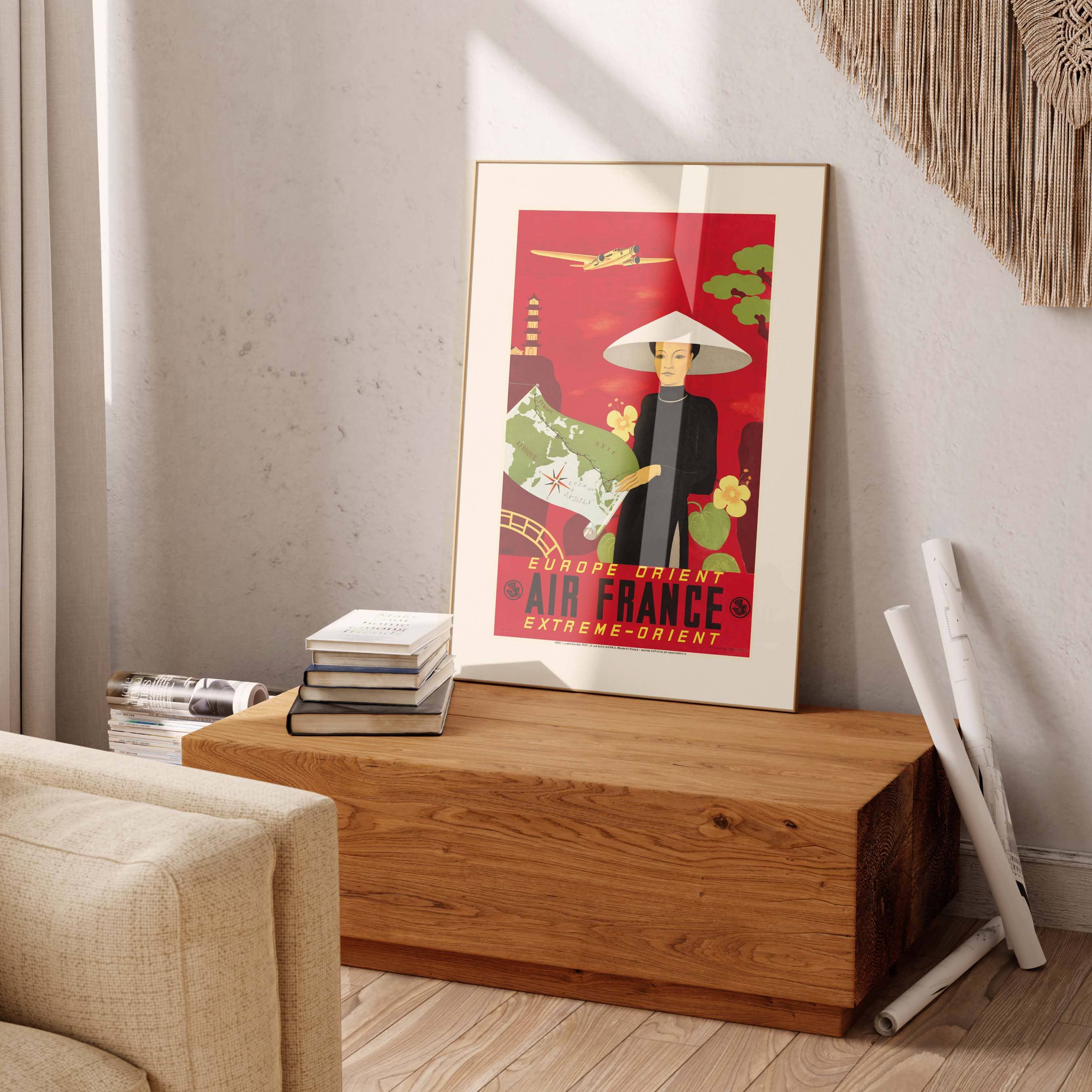 Oneart - Wholesale Poster - Air France Poster / Europe - East - Far East - AFL00125