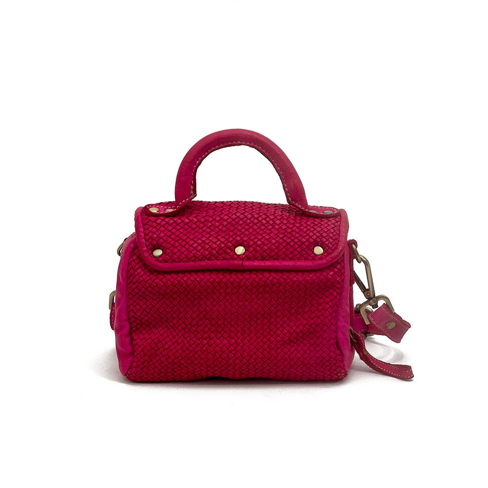 Bolsa Nova Handbags - Wholesale Crossbody Bag - Women's - Lily Woven Leather Minibag14