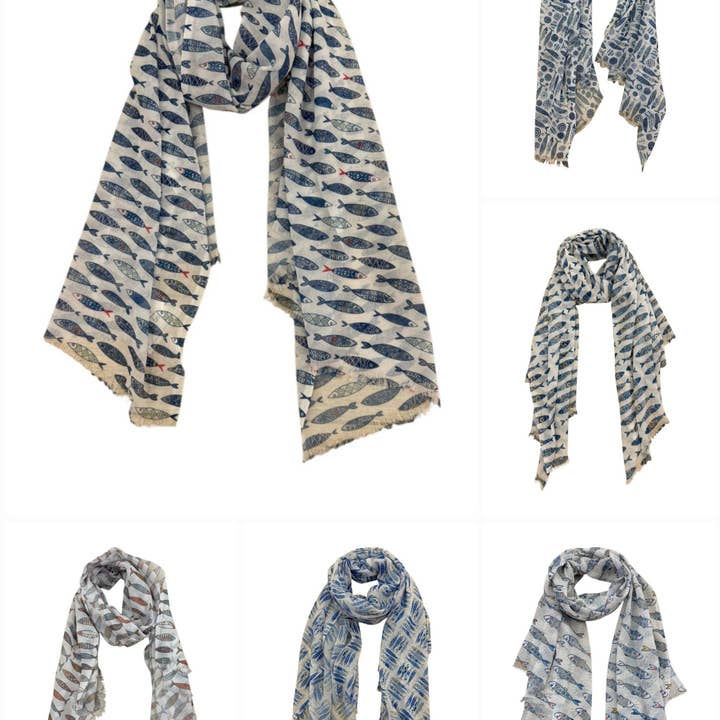 Lange Seidentücher – Neue Frühlingskollektion ful10085 für den Großhandel von Nola by bijusol