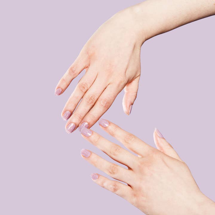 ARTIPS - Wholesale Nail Art/Decal - Verona Lilac Nail Strips 5