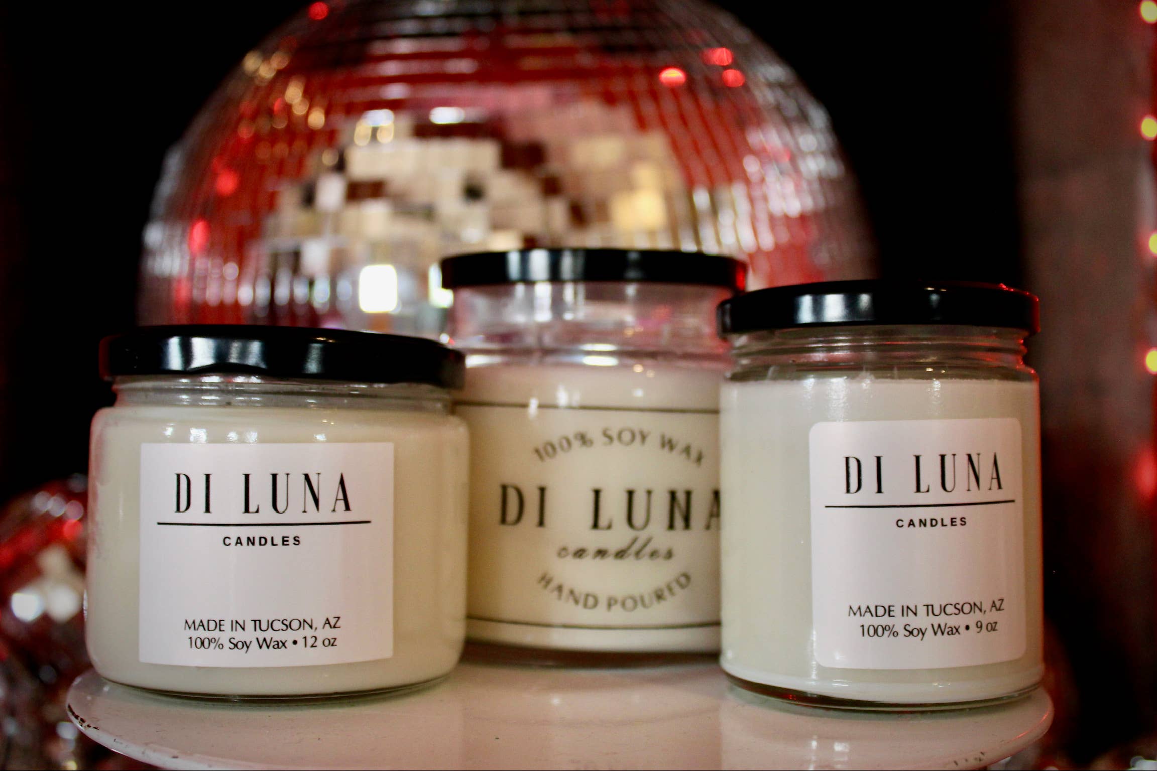 Di Luna Candles - Wholesale Jar/Filled Candle - 9oz Candle2