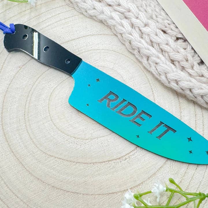 Scribbles Wholesale - Wholesale Bookmark - Ride It - Knife Bookmark