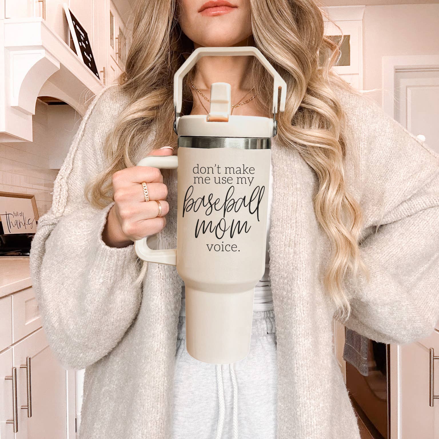 Gia Roma - Wholesale Drinking Glass/Cup - Baseball Drinkware | Baseball Mom Gift Tumblers 40oz Handle11