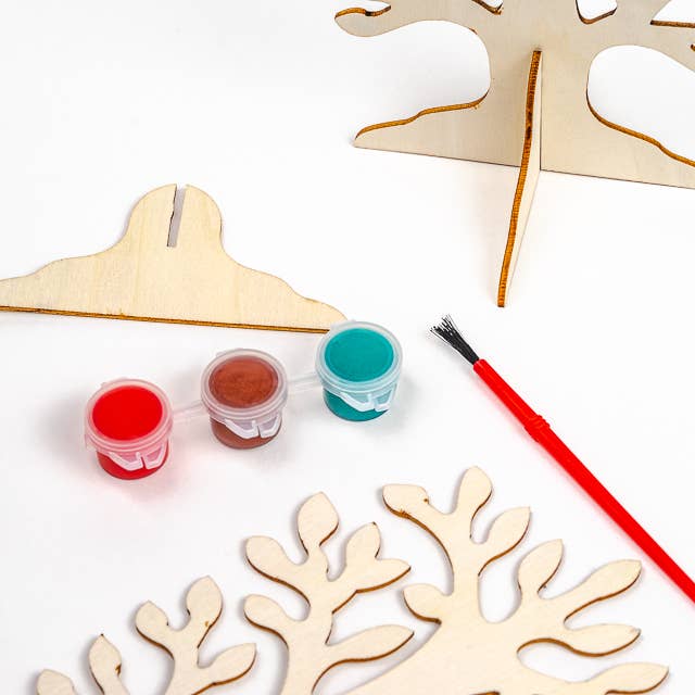 Angels Craft - Venta al por mayor Kit de manualidades - Set de pintura de madera - Árbol3