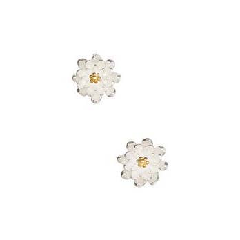 Silver Delicate Daisy Earrings for wholesale by Laurent Scott Collection