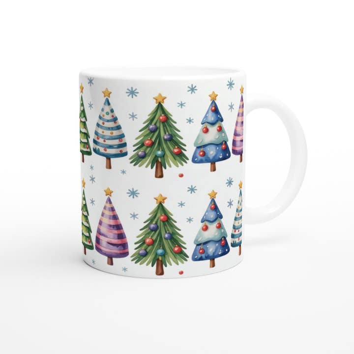 Aminelle & Willow - Wholesale Coffee mug - Christmas Tree Coffee Mug - Ceramic Cup for Winter festivities1