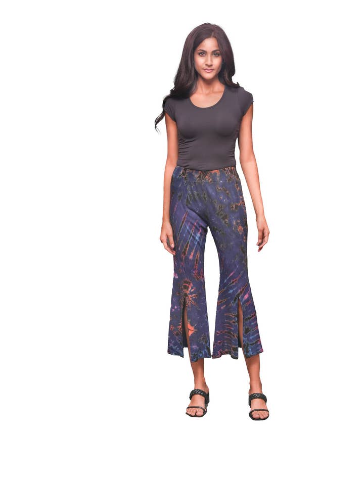 Tie Dye Palazzo Pants for wholesale by Sacred Threads