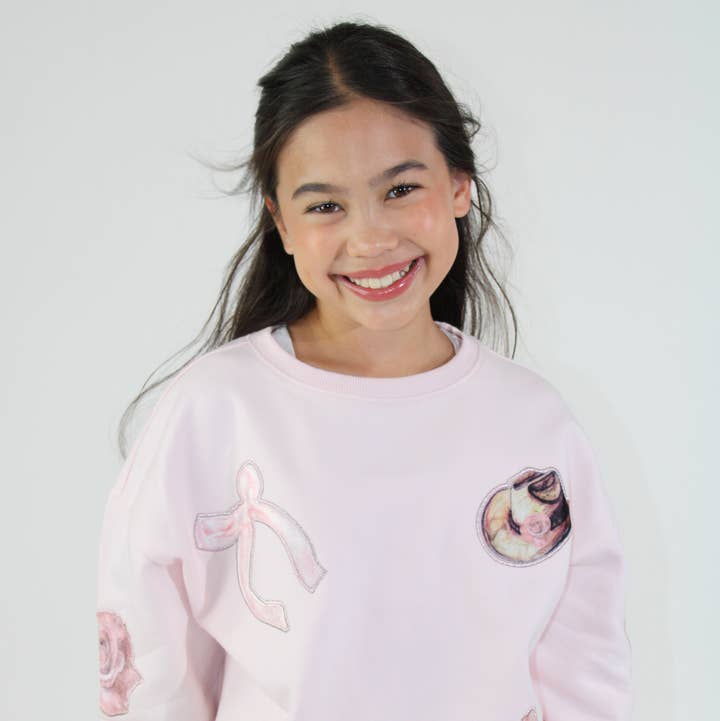 Sudadera Iconos del Oeste de Terciopelo - NIÑAS ADOLESCENTES para venta al por mayor de Paper Flower