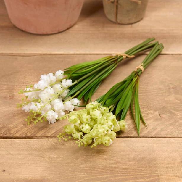 Langs - Wholesale Artificial Flowers - Lily of the Valley Faux Bouquet 2 Asstd Colour0