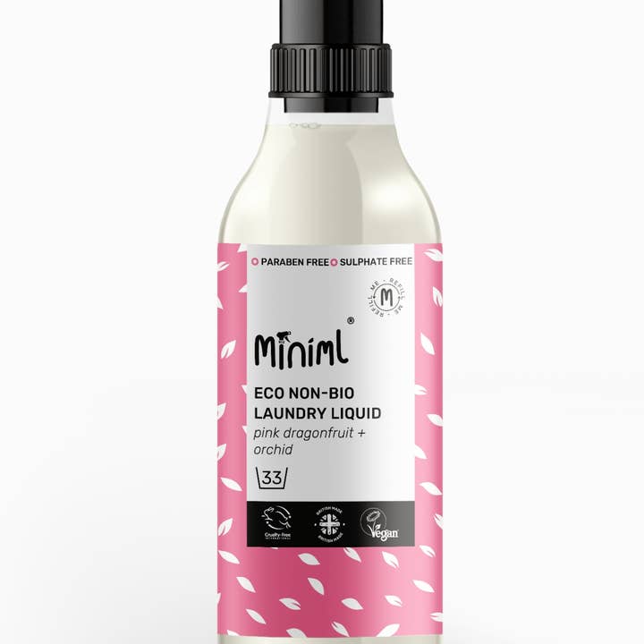 Laundry Liquid Pink Dragonfruit + Orchid 12 x 1L (MIN393) for wholesale by Miniml