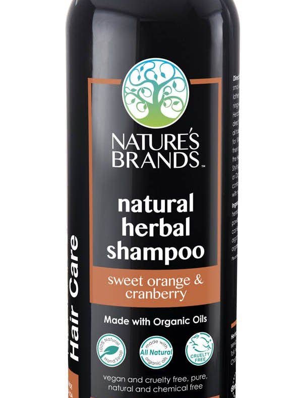 Shampooing Naturel Herbal Choice Mari, Orange Douce et Canneberge; Fabriqué avec des Ingrédients Biologiques pour la vente par Nature's Brands