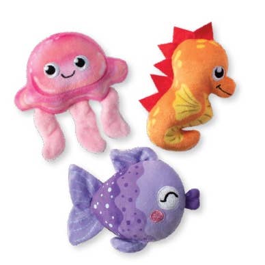 Petshop by Fringe Studio - Wholesale Pet Toy Set - Dog - 3 Piece Small Dog Toy Set - Waterful Life