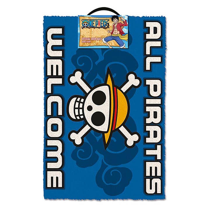 One Piece Fußmatte „All Pirates Welcome“ für den Großhandel von Pyramid International