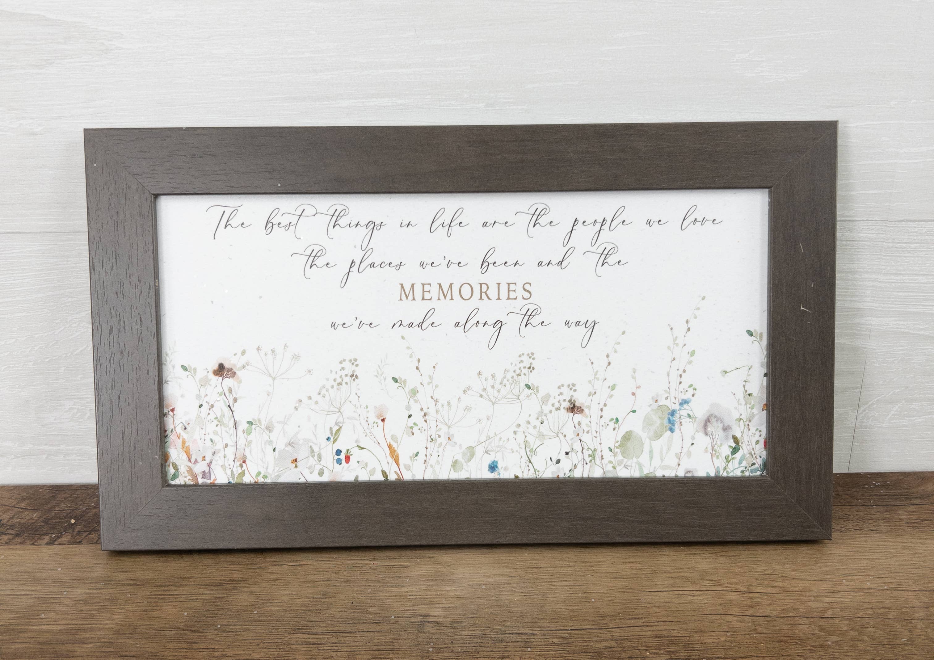 Summer Snow Art - Wholesale Sign - The Best Things In Life People Places Memories Art Sign9