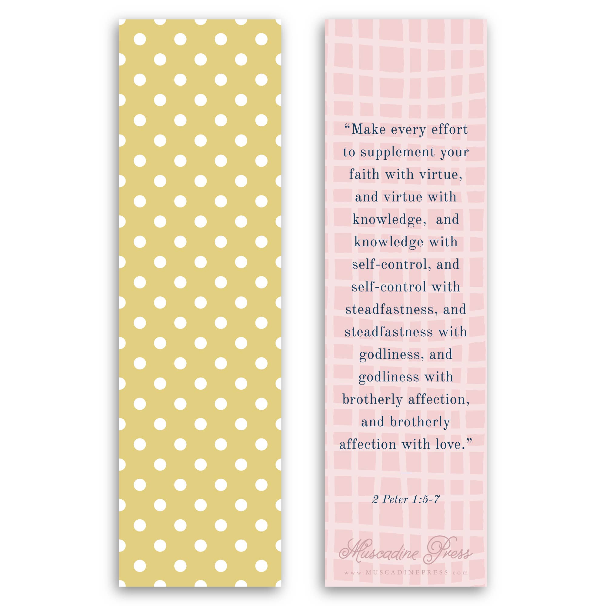 Muscadine Press - Wholesale Bookmark - Scripture Bookmark3
