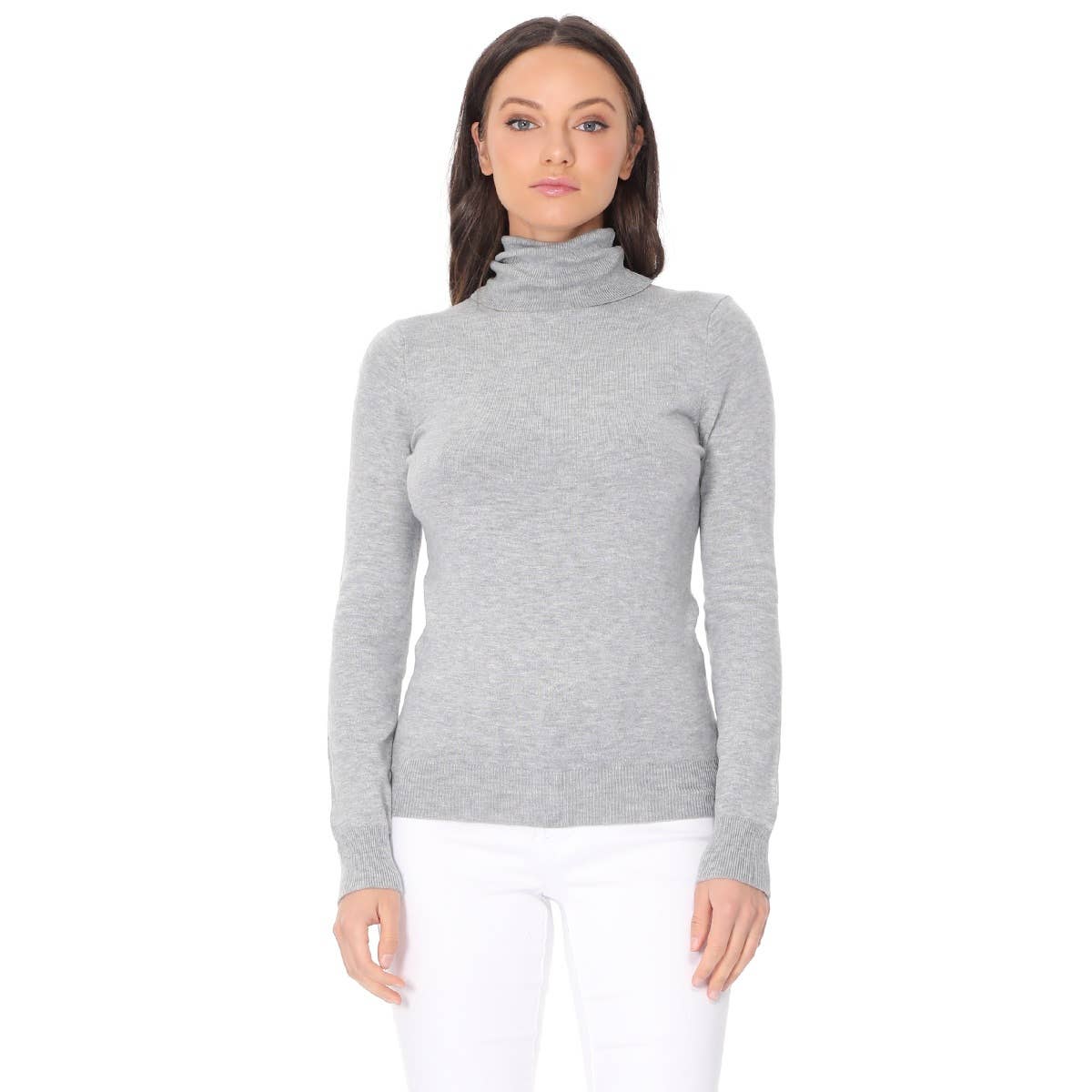 Mak – wholesale Knitted jumper – Women′s – Women's Long Sleeve Turtleneck Pullover Sweater MK33490