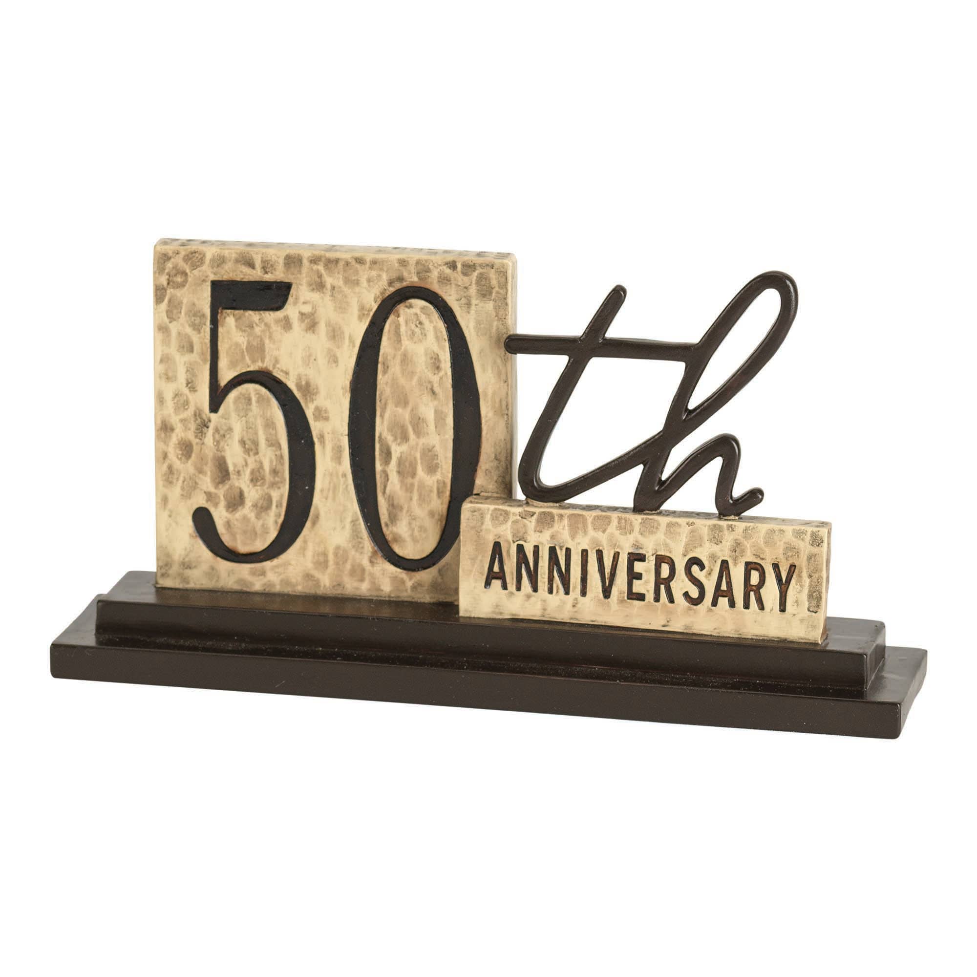 Dicksons – wholesale Decorative tabletop object – 50th ANNIVERSARY TABLETOP FIGURINE0