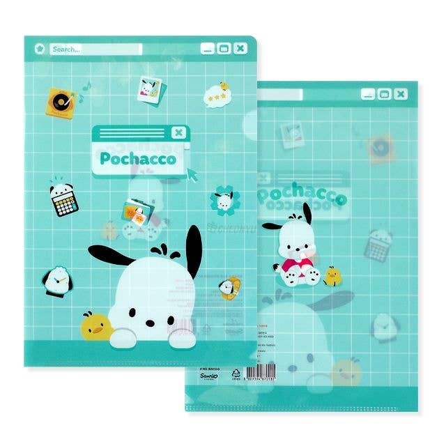K-Wonderland - Vente Classeurs - Pochette à dossiers A4 translucide Sanrio7