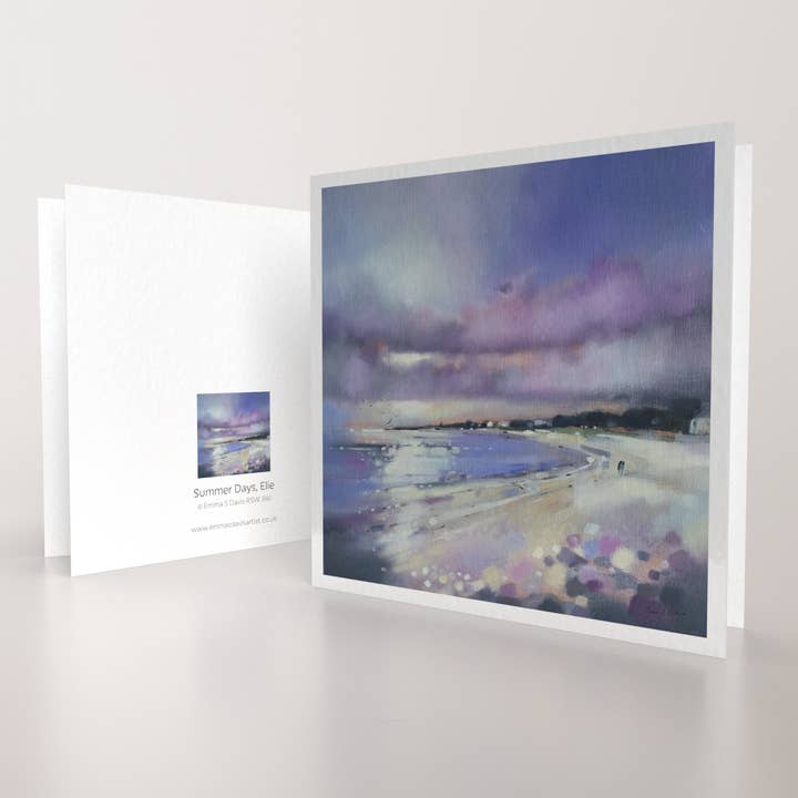 'Jours d'été, Elie' - Carte de vœux artistique pour la vente par Emma S Davis Artist