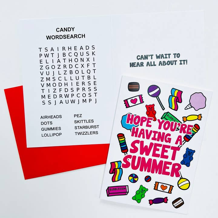 Sunny Marshmallow - Wholesale Everyday Greeting Card - Sweet Summer Camp Greeting Card