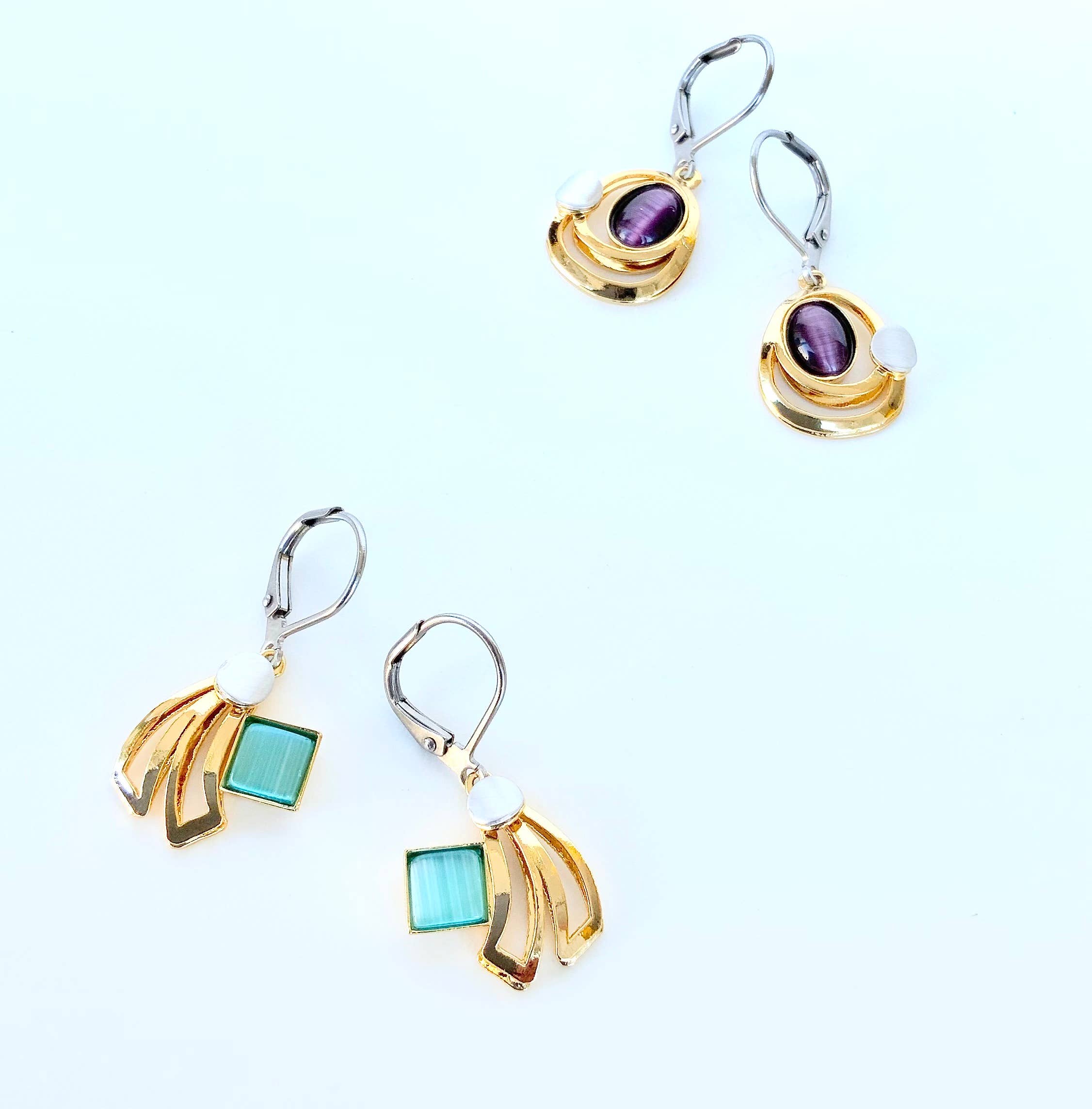 Christophe Poly / Crono Design - Wholesale Sieradenset - OORBELLEN Prepack (DX12P) - 18x Kleine Oor(X,V) & Gratis Display45