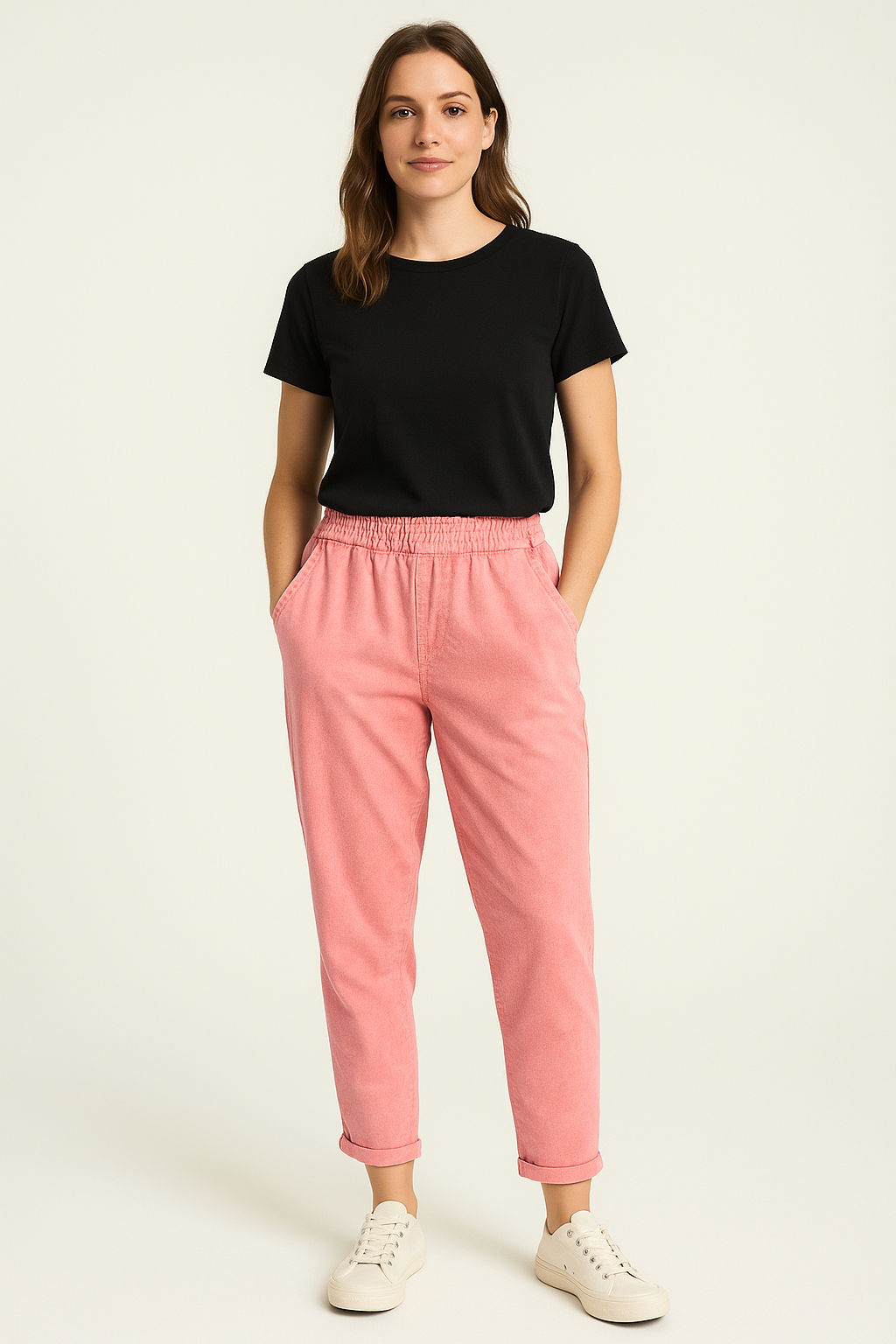 Lucy Sparks – wholesale Pants – Women's – cold washed fading effect super stretchy magic trousers3