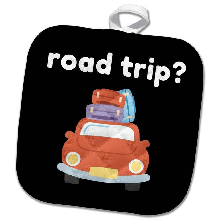 3dRose, Billede af citat road trip, Grydelap for engroshandel hos 3dRose