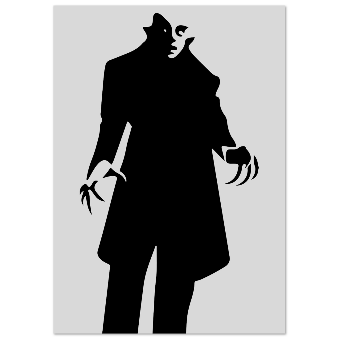 Art-O-Rama Shop - Wholesale Poster - Nosferatu - 20s Sci-Fi Horror Movie Minimalist Poster0