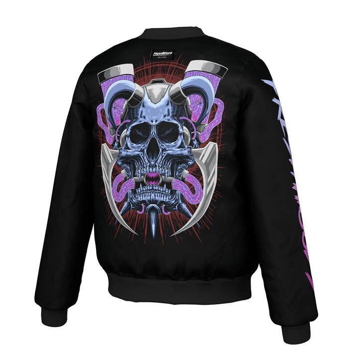 Chaqueta bomber de soporte vital demoníaco para venta al por mayor de FreshHoods