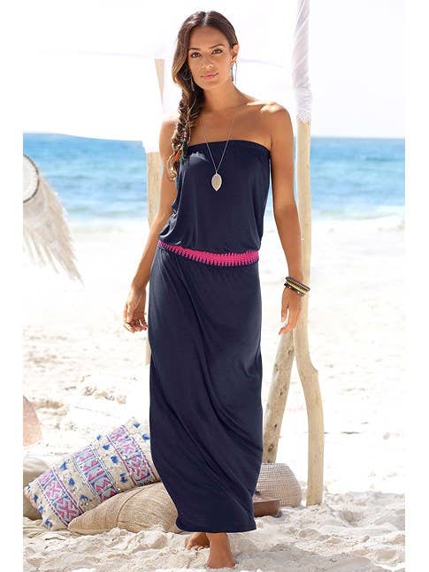 Lascana - Wholesale Dress - Women's - LASCANA Women's Bandeau Maxi Dress4