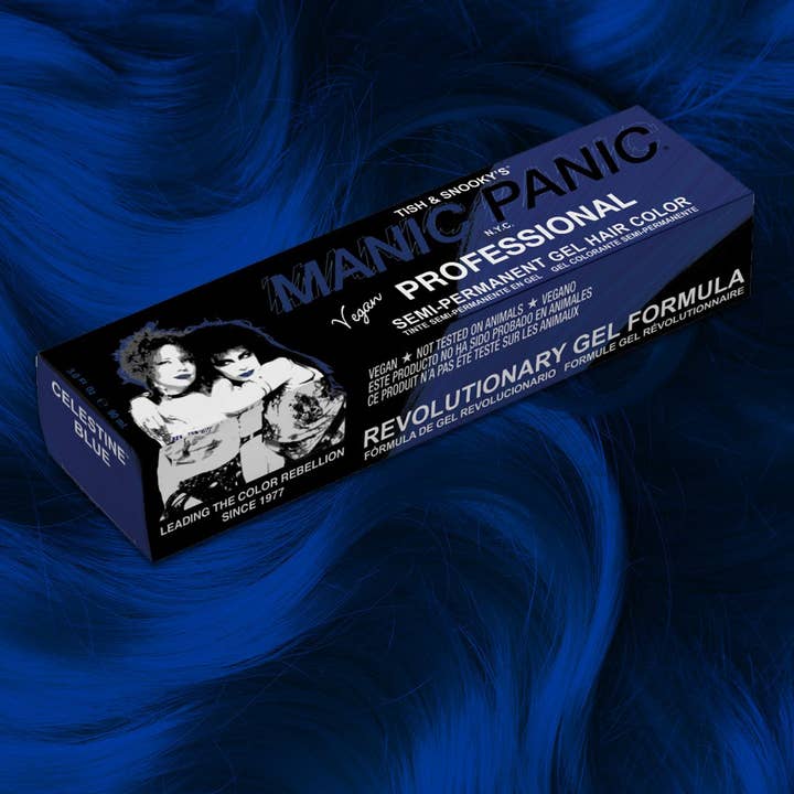 Manic Panic - Vente Coloration pour cheveux - Celestine Blue™ - Colorant capillaire semi-permanent en gel professionnel2