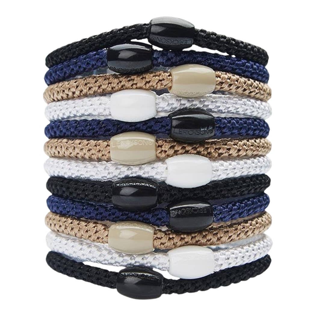 France Luxe/L. Erickson - Vente Élastique à cheveux - Poney Narrow Grab & Go - Paquet de 122